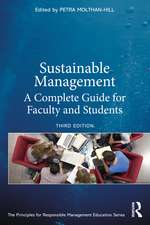 Sustainable Management: A Complete Guide for Faculty and Students