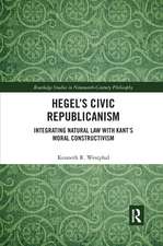 Hegel’s Civic Republicanism: Integrating Natural Law with Kant’s Moral Constructivism