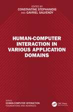 Human-Computer Interaction in Various Application Domains