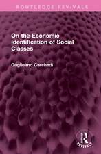 On the Economic Identification of Social Classes