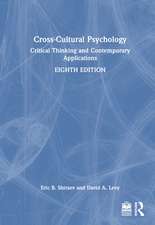 Cross-Cultural Psychology: Critical Thinking and Contemporary Applications