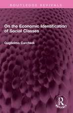 On the Economic Identification of Social Classes