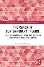 The Canon in Contemporary Theatre