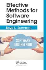 Effective Methods for Software Engineering