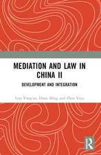 Mediation and Law in China II