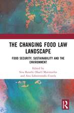 The Changing Food Law Landscape: Food Security, Sustainability and the Environment