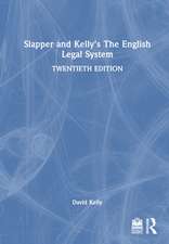 Slapper and Kelly's The English Legal System