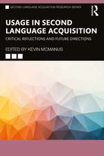 Usage in Second Language Acquisition