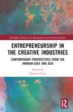 Entrepreneurship in the Creative Industries