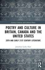 Poetry and Culture in Britain, Canada and the United States