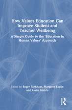 How Values Education Can Improve Student and Teacher Wellbeing: A Simple Guide to the ‘Education in Human Values’ Approach