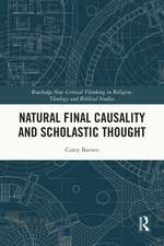 Natural Final Causality and Scholastic Thought