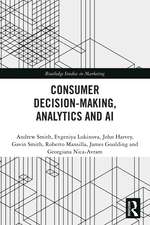 Consumer Decision-Making, Analytics and AI