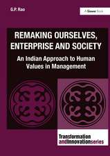 Remaking Ourselves, Enterprise and Society