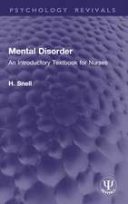 Mental Disorder: An Introductory Textbook for Nurses