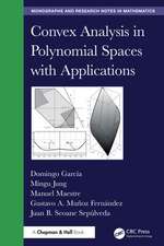 Convex Analysis in Polynomial Spaces with Applications