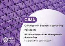 CIMA BA2 Fundamentals of Management Accounting