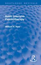 Basic Intensive Psychotherapy