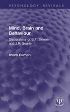 Mind, Brain and Behaviour: Discussions of B.F. Skinner and J.R. Searle