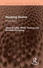 Studying Drama: A Handbook