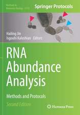 RNA Abundance Analysis: Methods and Protocols