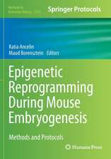 Epigenetic Reprogramming During Mouse Embryogenesis: Methods and Protocols