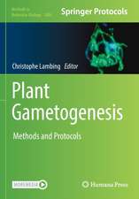 Plant Gametogenesis: Methods and Protocols 