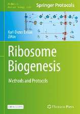 Ribosome Biogenesis: Methods and Protocols