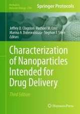 Characterization of Nanoparticles Intended for Drug Delivery