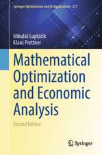Prettner, K: Mathematical Optimization and Economic Analysis