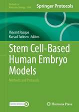 Stem Cell-Based Human Embryo Models