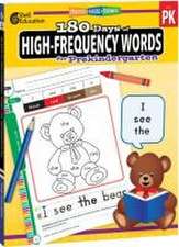 180 Days(tm) High-Frequency Words for Prekindergarten