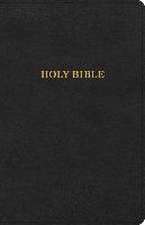 KJV Thinline Bible, Black Leathertouch