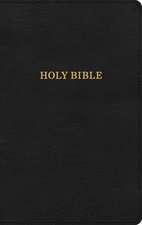 KJV Thinline Reference Bible, Black Leathertouch