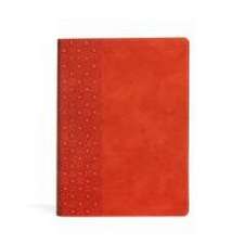 CSB Study Bible, Coral Leathertouch