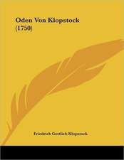 Oden Von Klopstock (1750)