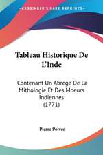 Tableau Historique De L'Inde