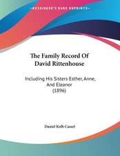 The Family Record Of David Rittenhouse