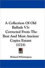 A Collection Of Old Ballads V3