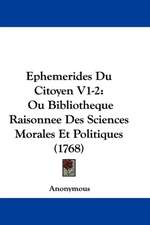 Ephemerides Du Citoyen V1-2