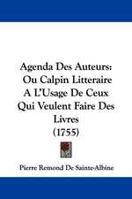 Agenda Des Auteurs