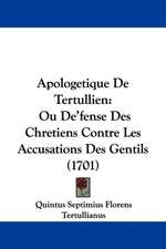 Apologetique De Tertullien