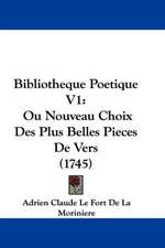 Bibliotheque Poetique V1