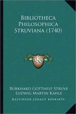 Bibliotheca Philosophica Struviana (1740)