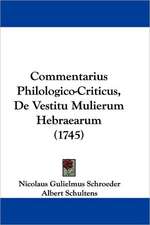 Commentarius Philologico-Criticus, De Vestitu Mulierum Hebraearum (1745)