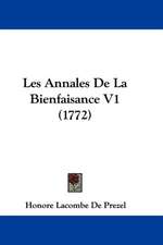 Les Annales De La Bienfaisance V1 (1772)