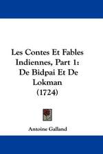 Les Contes Et Fables Indiennes, Part 1