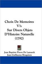 Choix De Memoires V1