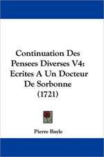 Continuation Des Pensees Diverses V4