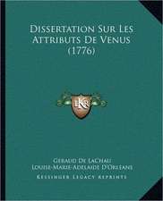 Dissertation Sur Les Attributs De Venus (1776)